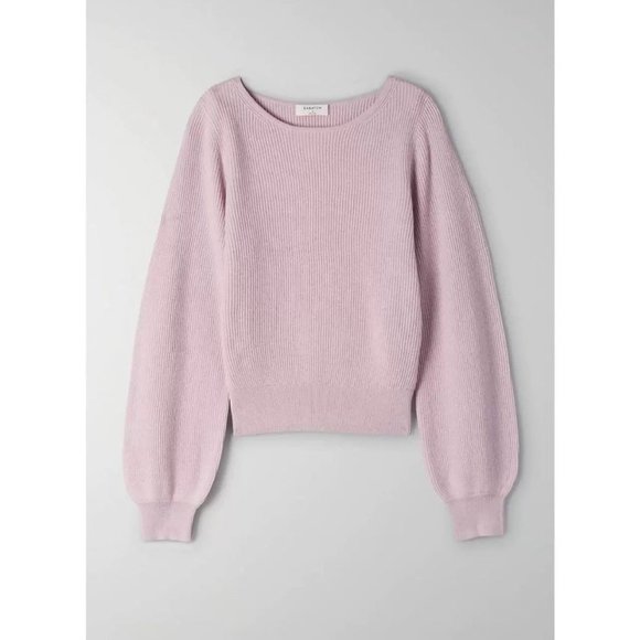 Aritzia Babaton Column Sweater Balloon-sleeve sweater - Picture 1 of 8